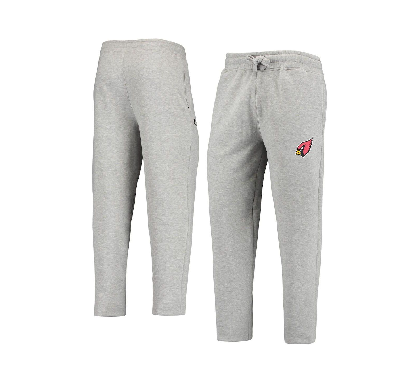 Men's Gray Arizona Cardinals Starter Option Run Sweatpants