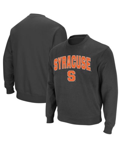 Мужское худи Colosseum Syracuse Orange Arch & Logo Crew Neck