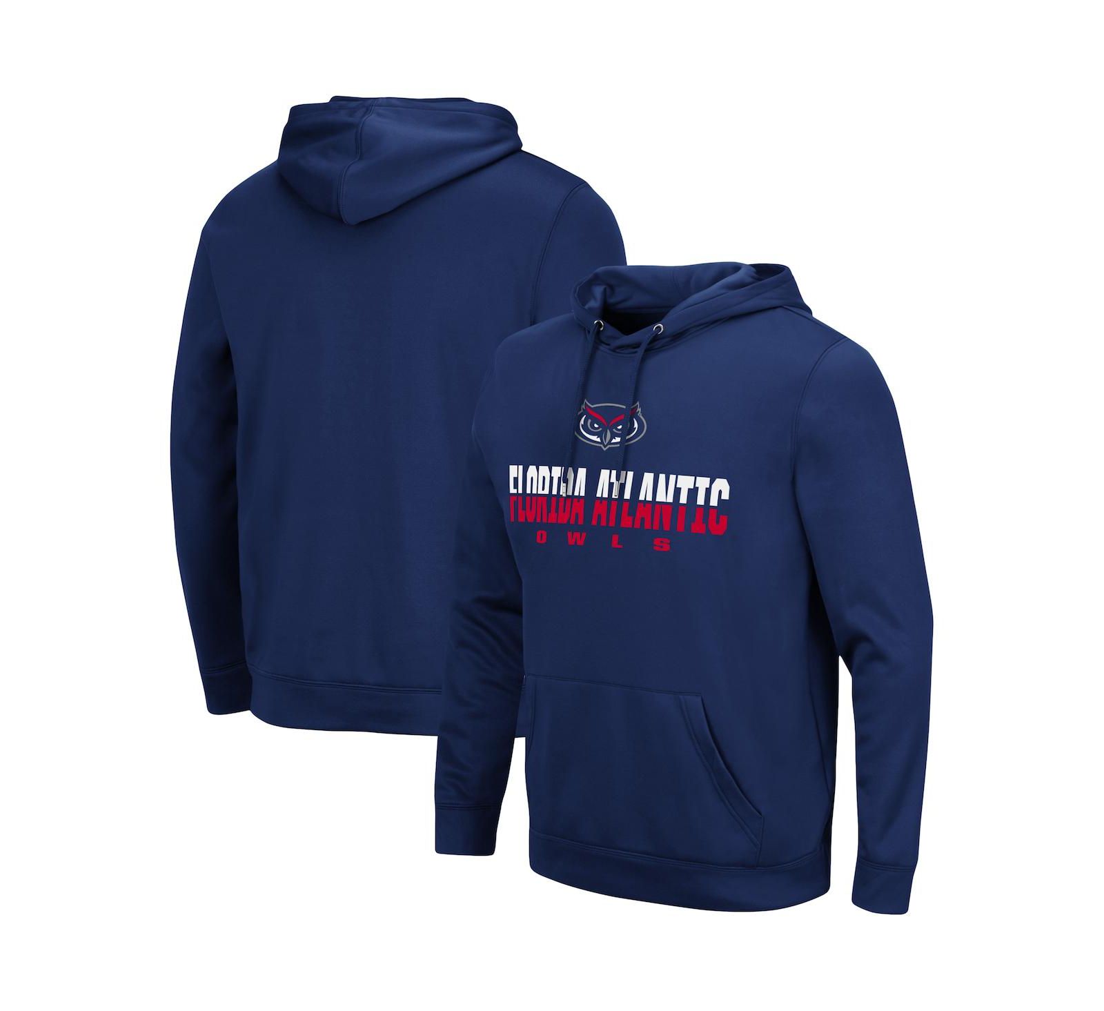 Мужское худи Pullover FAU Owls Lantern, цвет Navy, Colosseum
