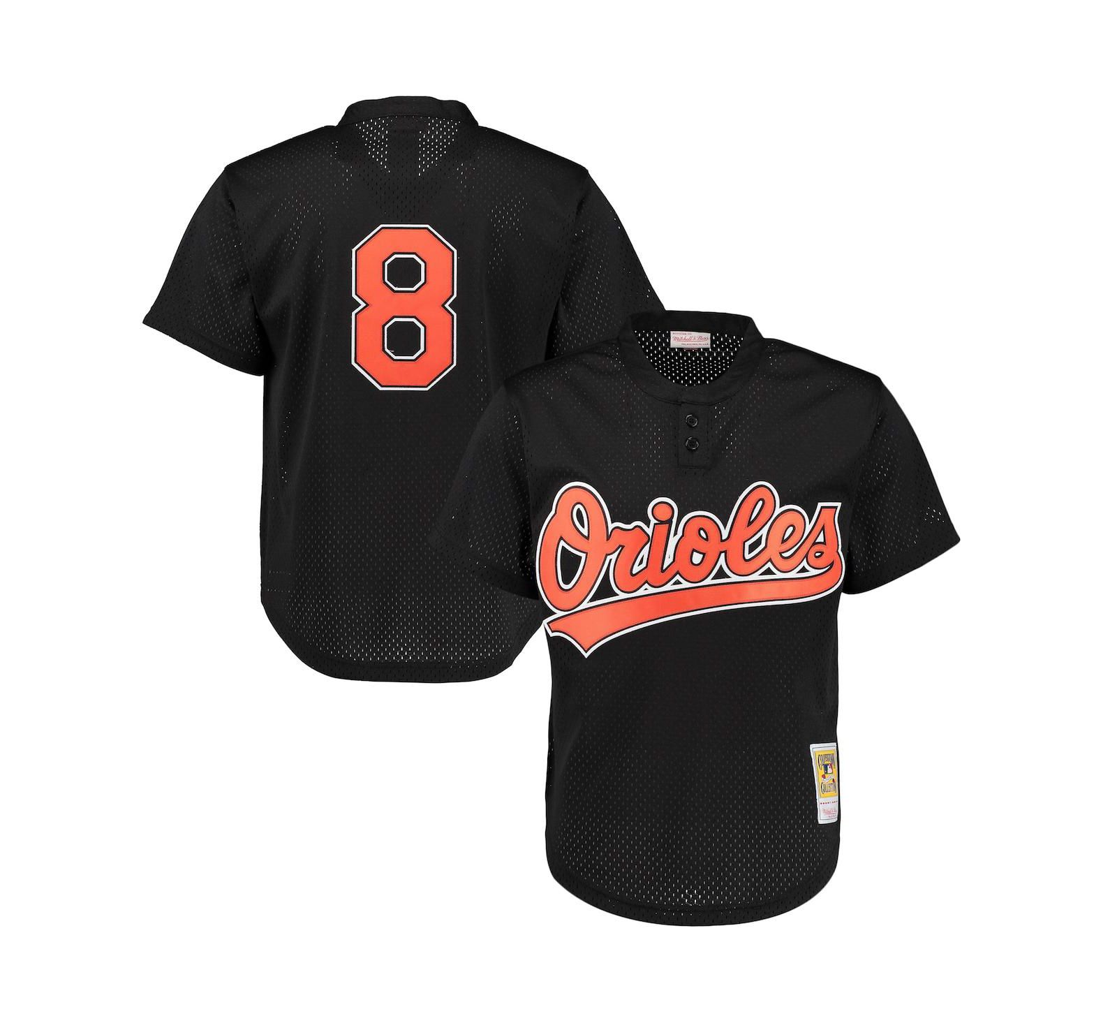 Мужская джерси Mitchell & Ness Cal Ripken Jr. Baltimore Orioles Cooperstown Mesh