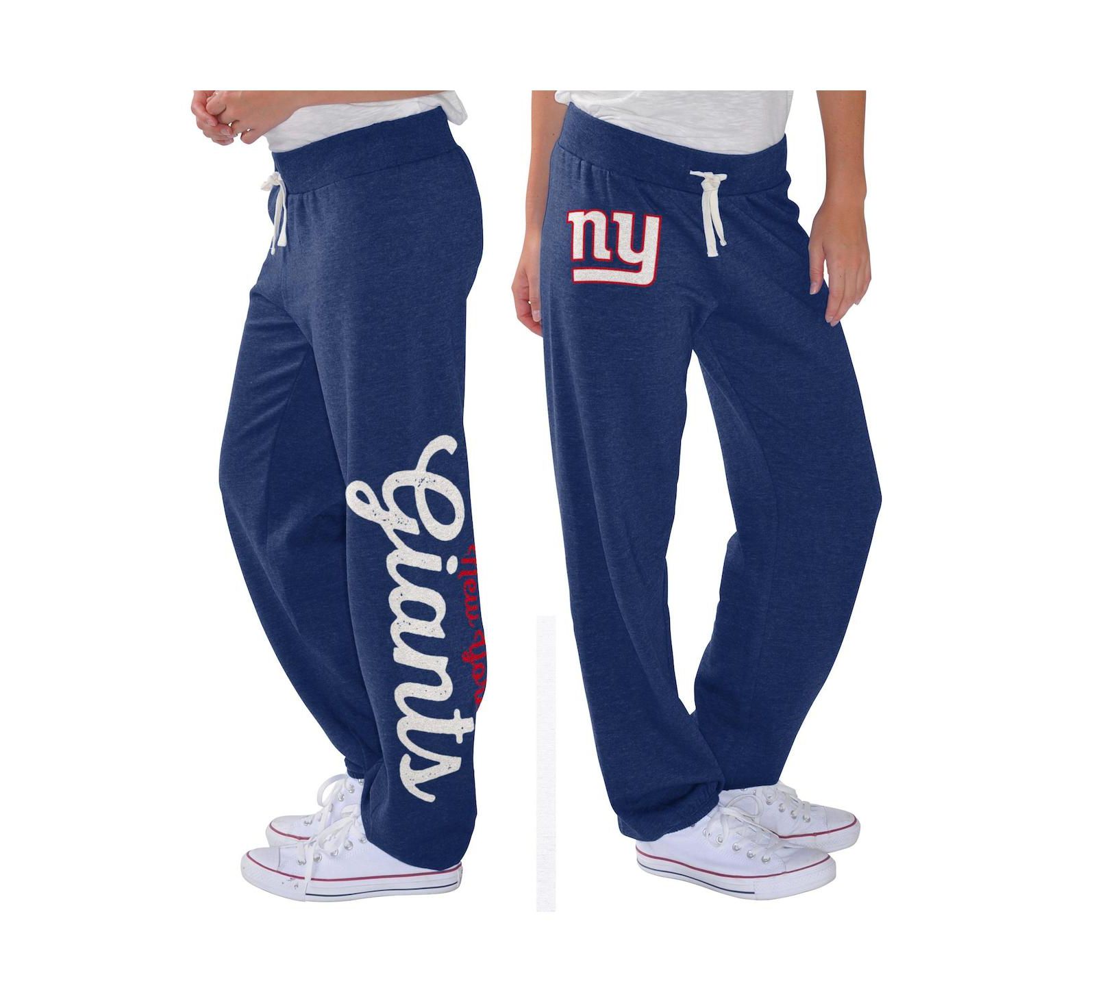 Women's G-III 4Her by Carl Banks Мужские флисовые брюки Royal New York Giants Scrimmage