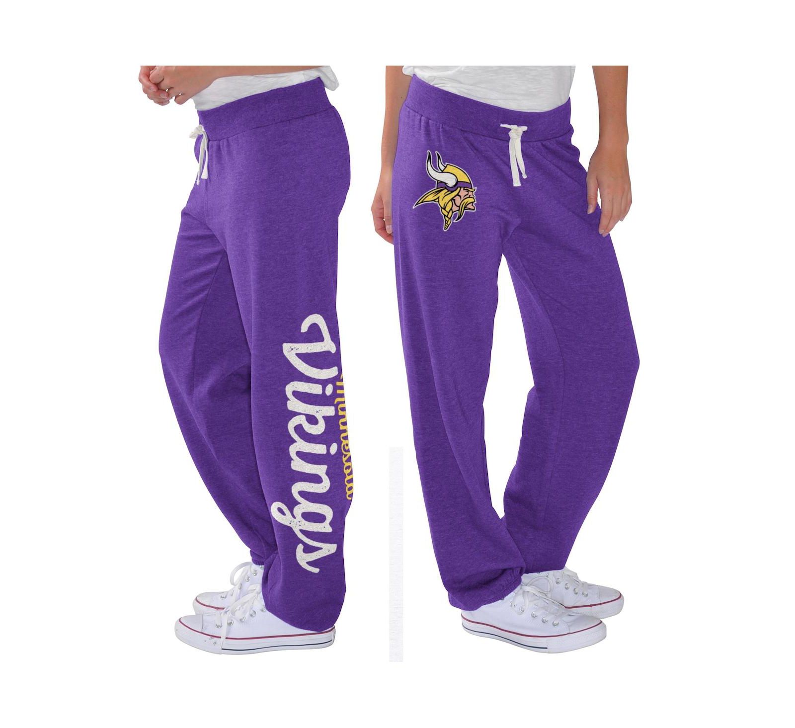 Женские брюки G-III 4Her by Carl Banks Purple Minnesota Vikings Scrimmage Fleece