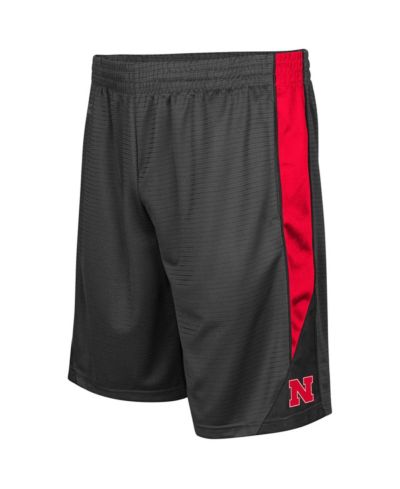 Мужские шорты Colosseum Charcoal Nebraska Huskers Turnover