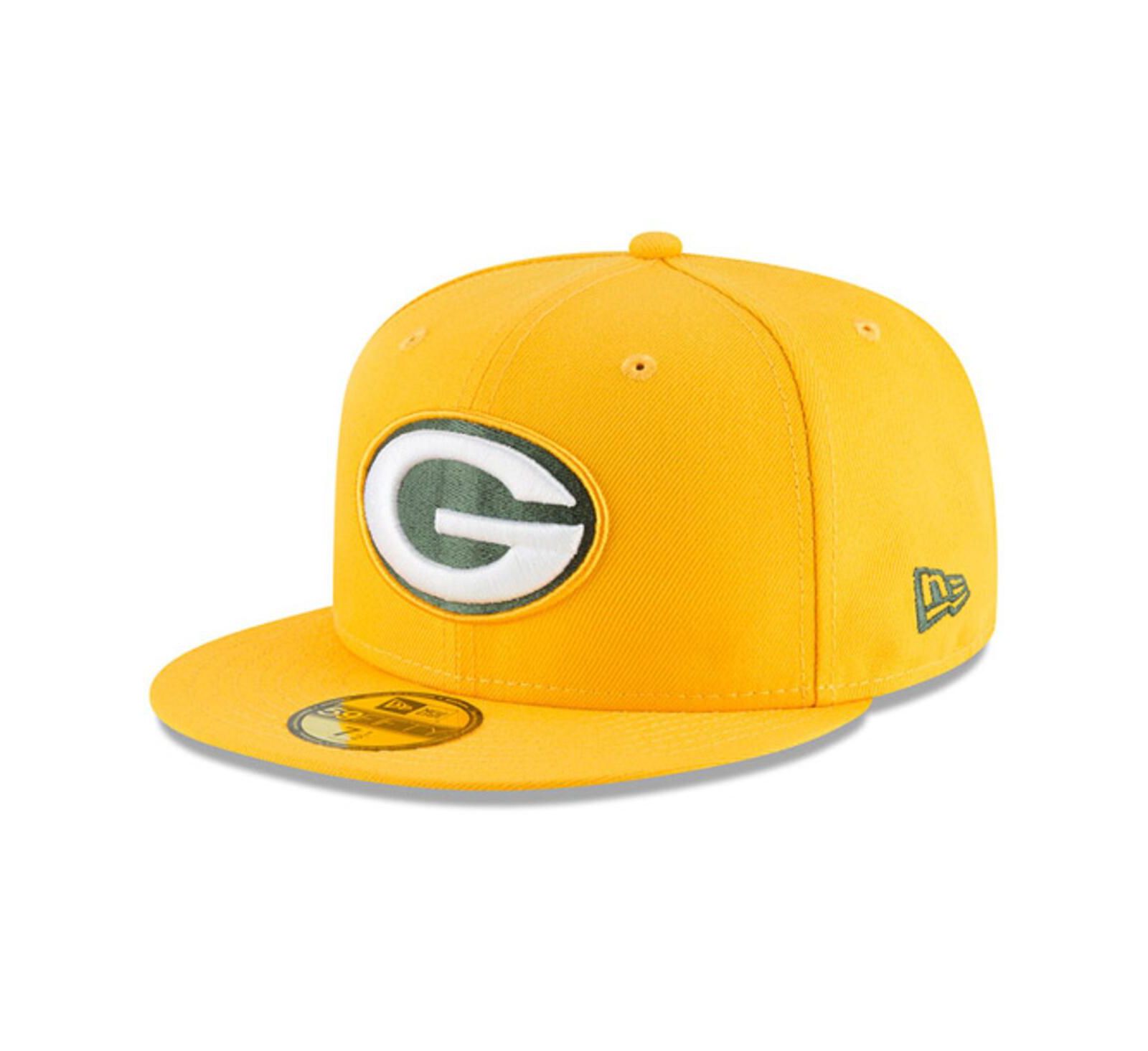 Men's New Era Gold Green Bay Packers Omaha 59Fifty Hat