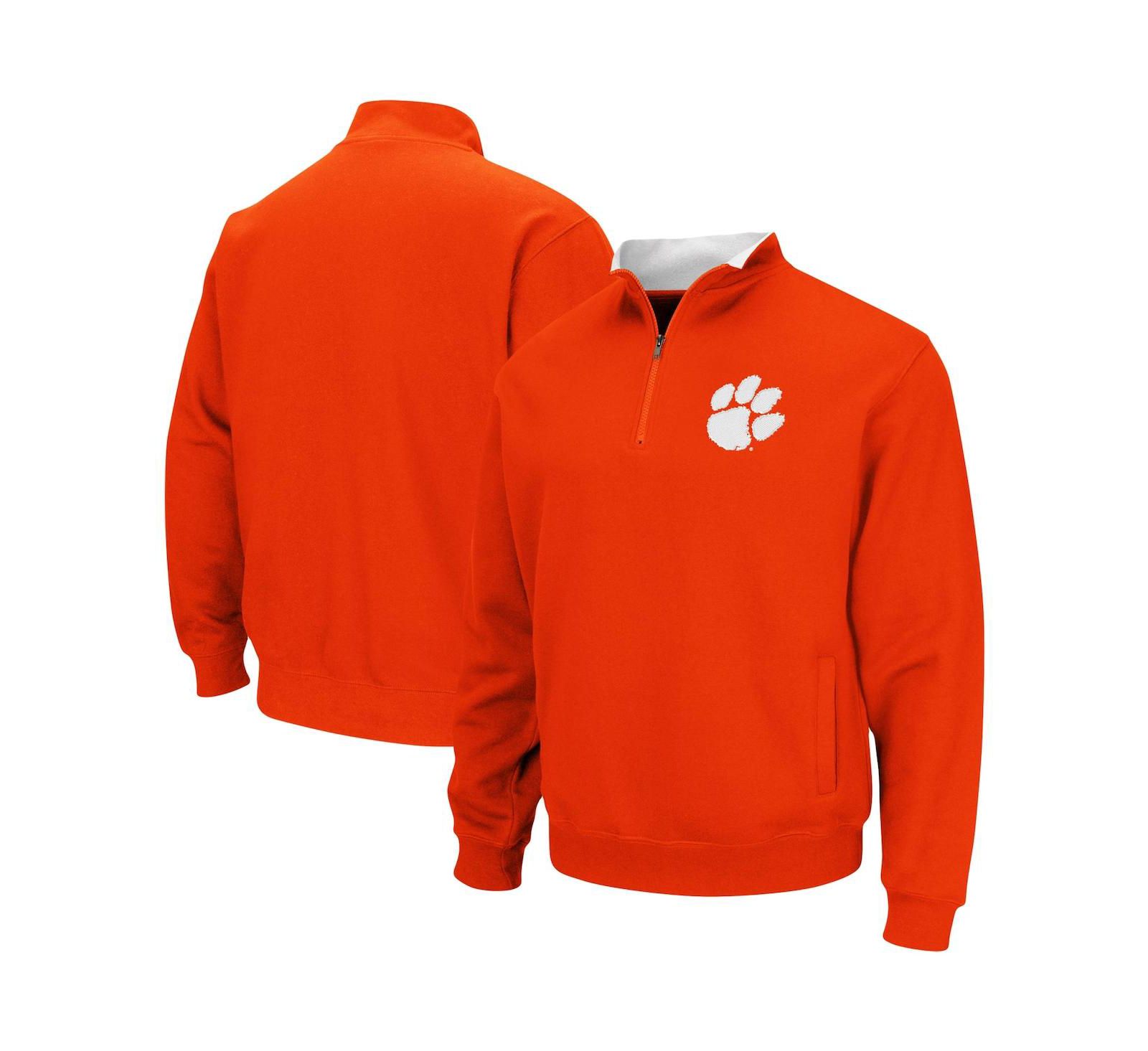 Мужская куртка Colosseum Clemson Tigers Quarter-Zip