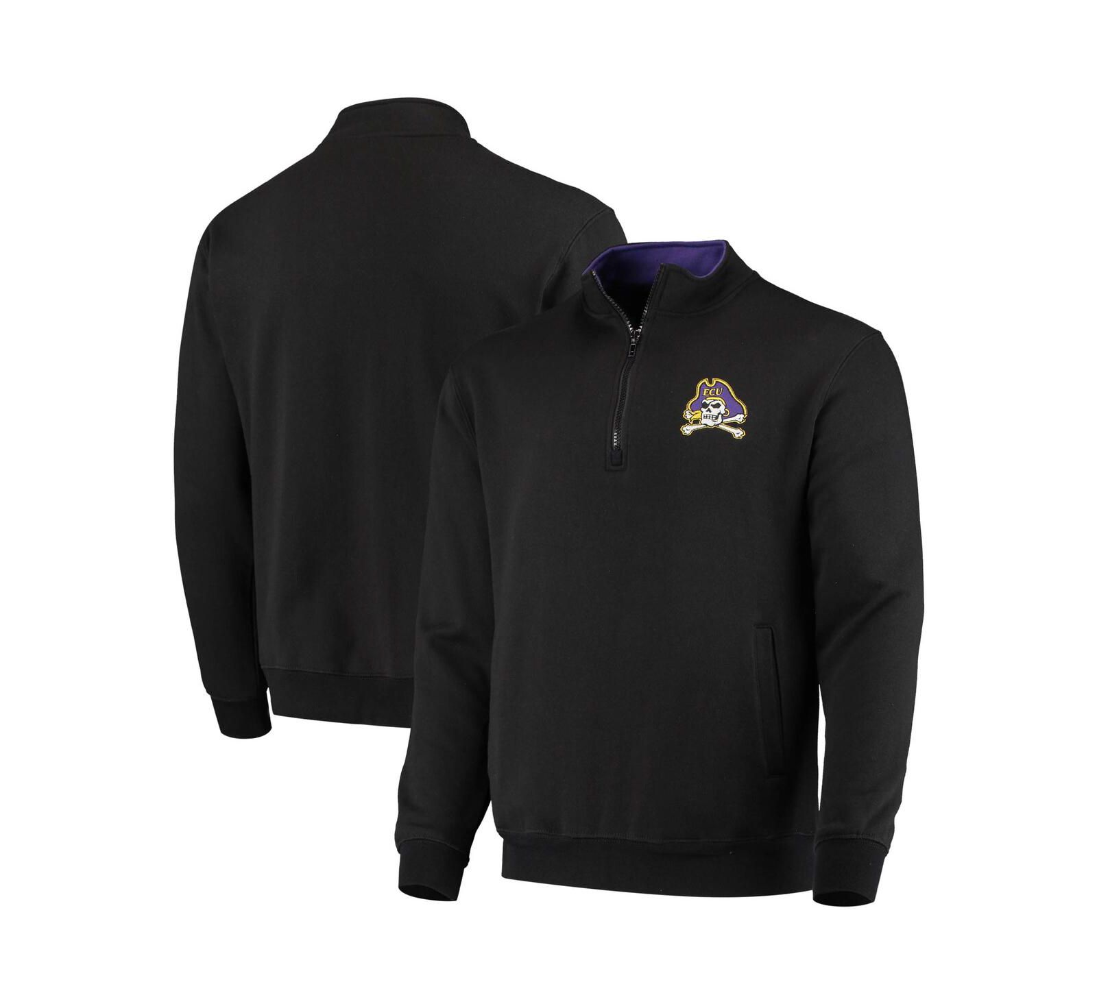 Men's Colosseum ECU Pirates Tortugas Logo Quarter-Zip Jacket