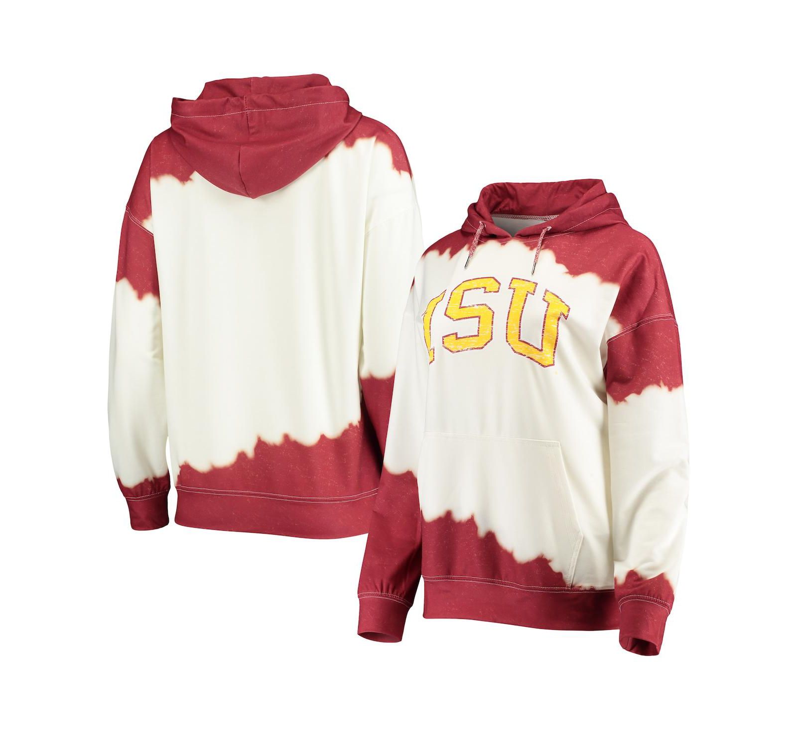 Женское худи Gameday Couture White Cardinal Iowa State Cyclones