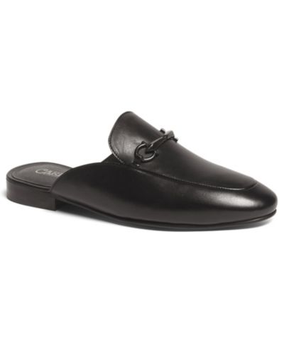 Black Smooth Leather