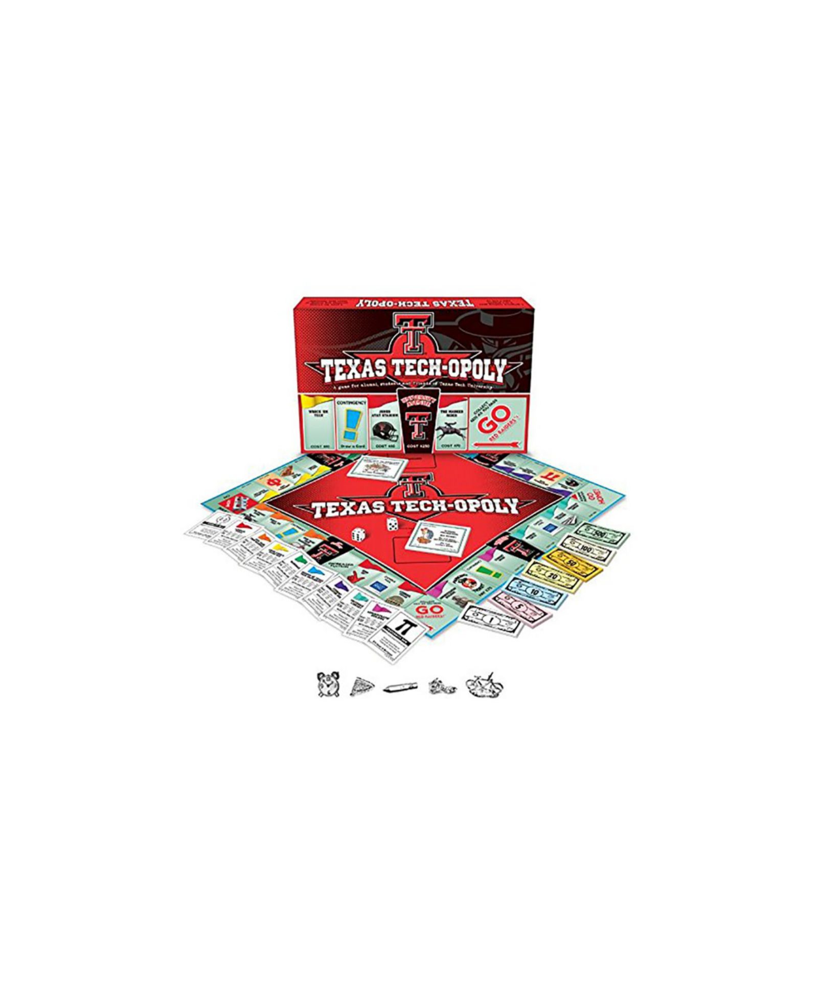 Настольная игра Late for the Sky Texas Tech- Opoly