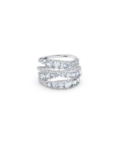 Кольцо Swarovski Twist Wrap Rhodium Plated