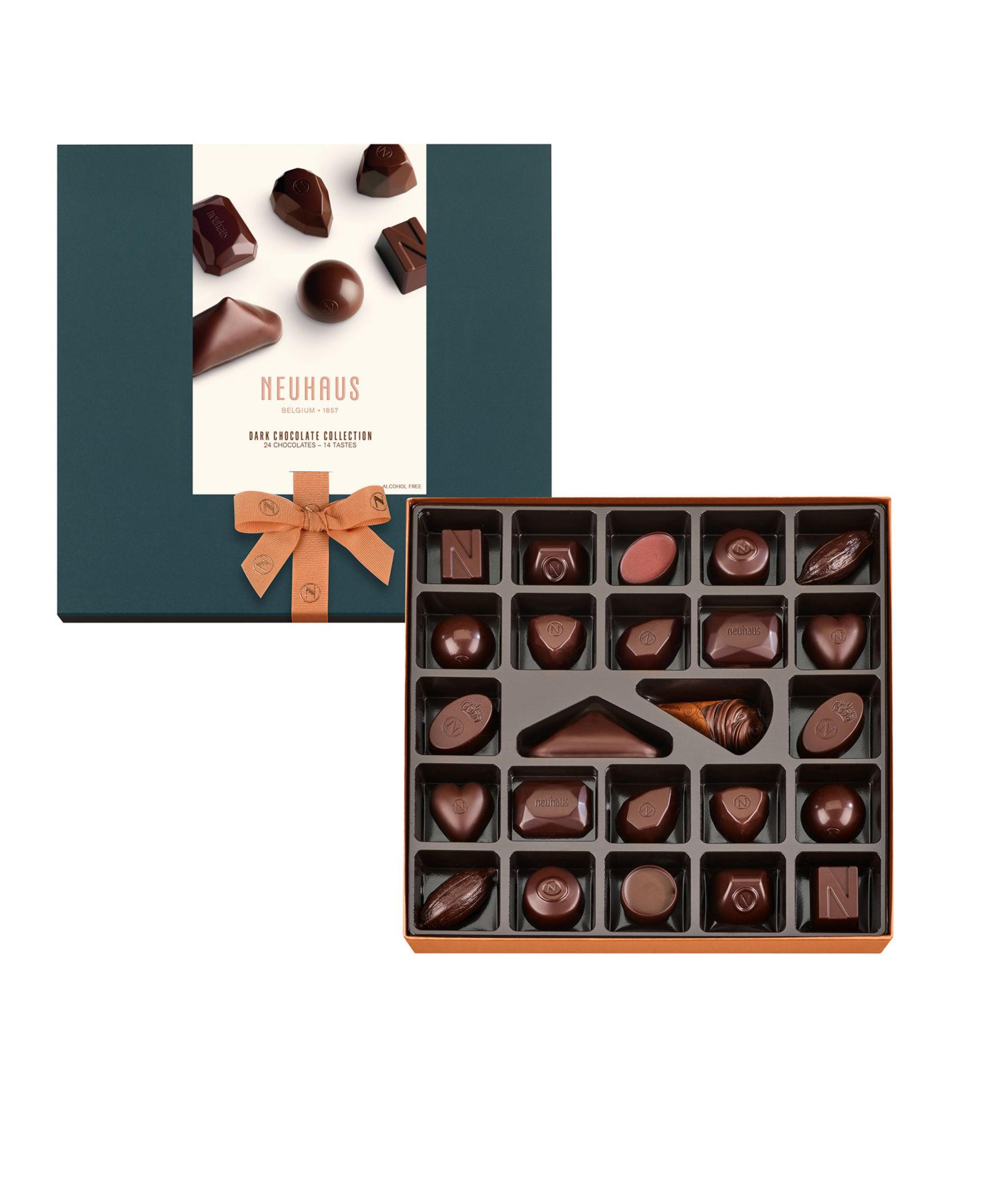 Neuhaus набор темного шоколада All Dark Collection, 24 штуки