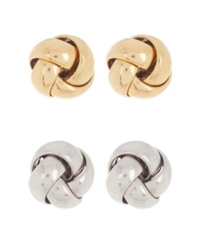 Набор серег-гвоздик ADORNIA Knot Stud Earring Set