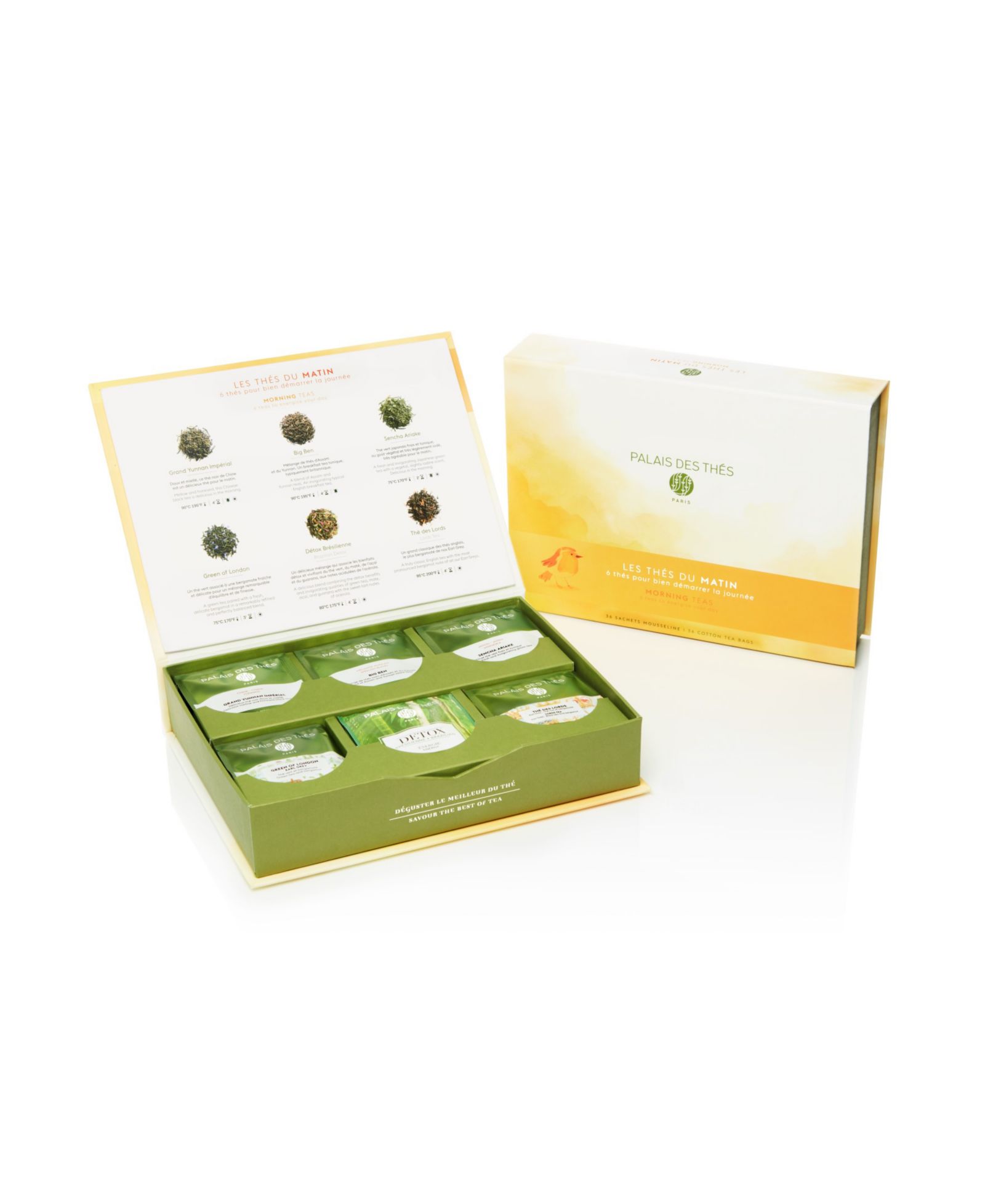 Palais des Thés Morning Teas Gift Box Set, 36 Piece