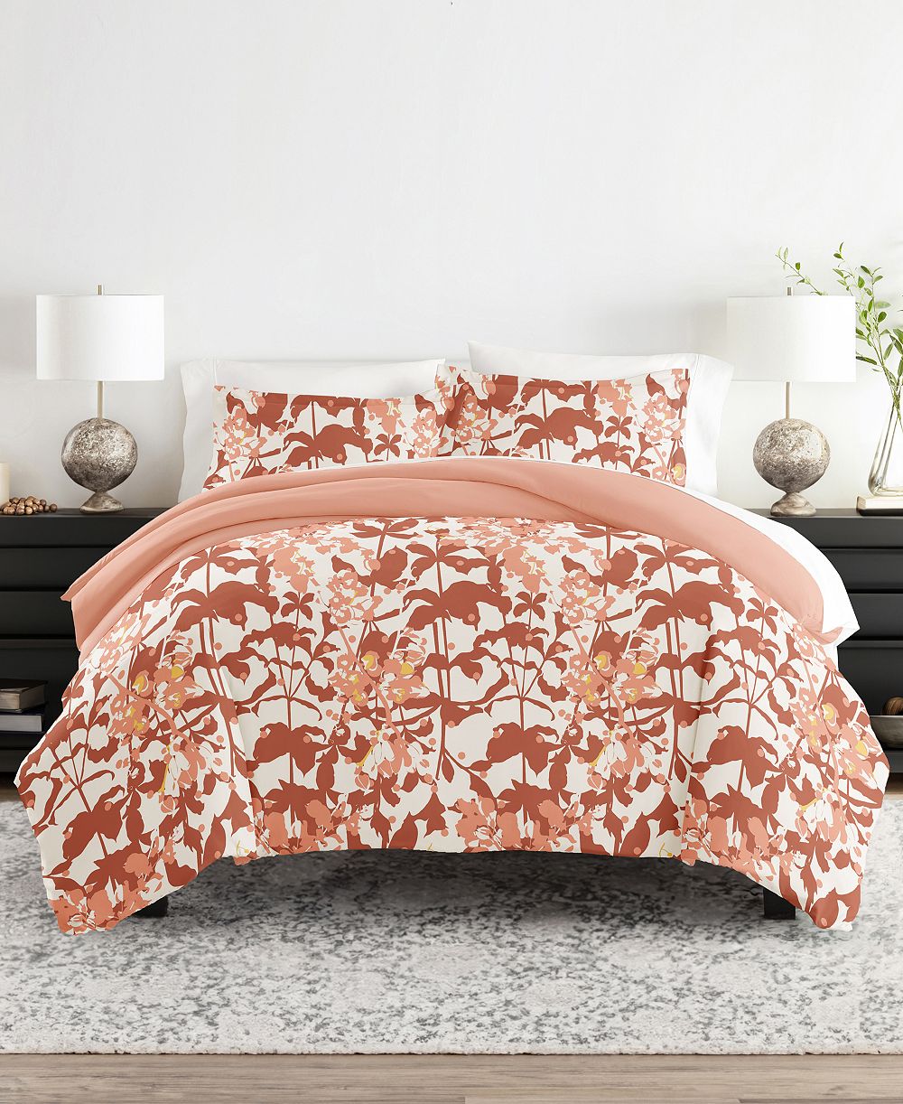 ienjoy Home Utra Soft Reversible 3-Pc. Duvet Cover Set, Full/Queen