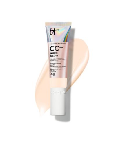 IT Cosmetics CC+ Nude Glow легкий тональный крем + сыворотка Glow Serum SPF 40
