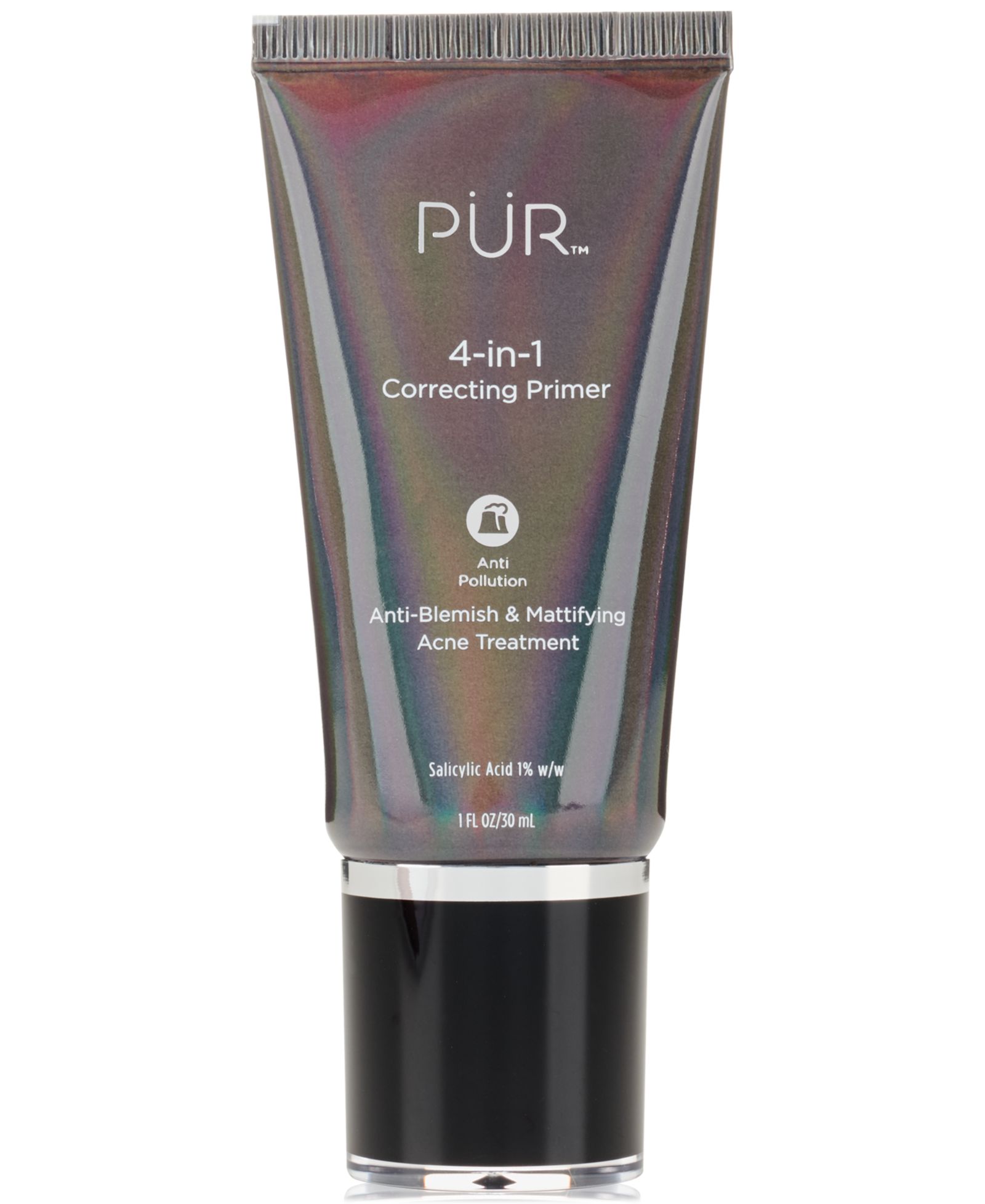 PÜR 4-In-1 Correcting Primer Anti-Blemish & Mattifying Acne Treatment, 1 oz.