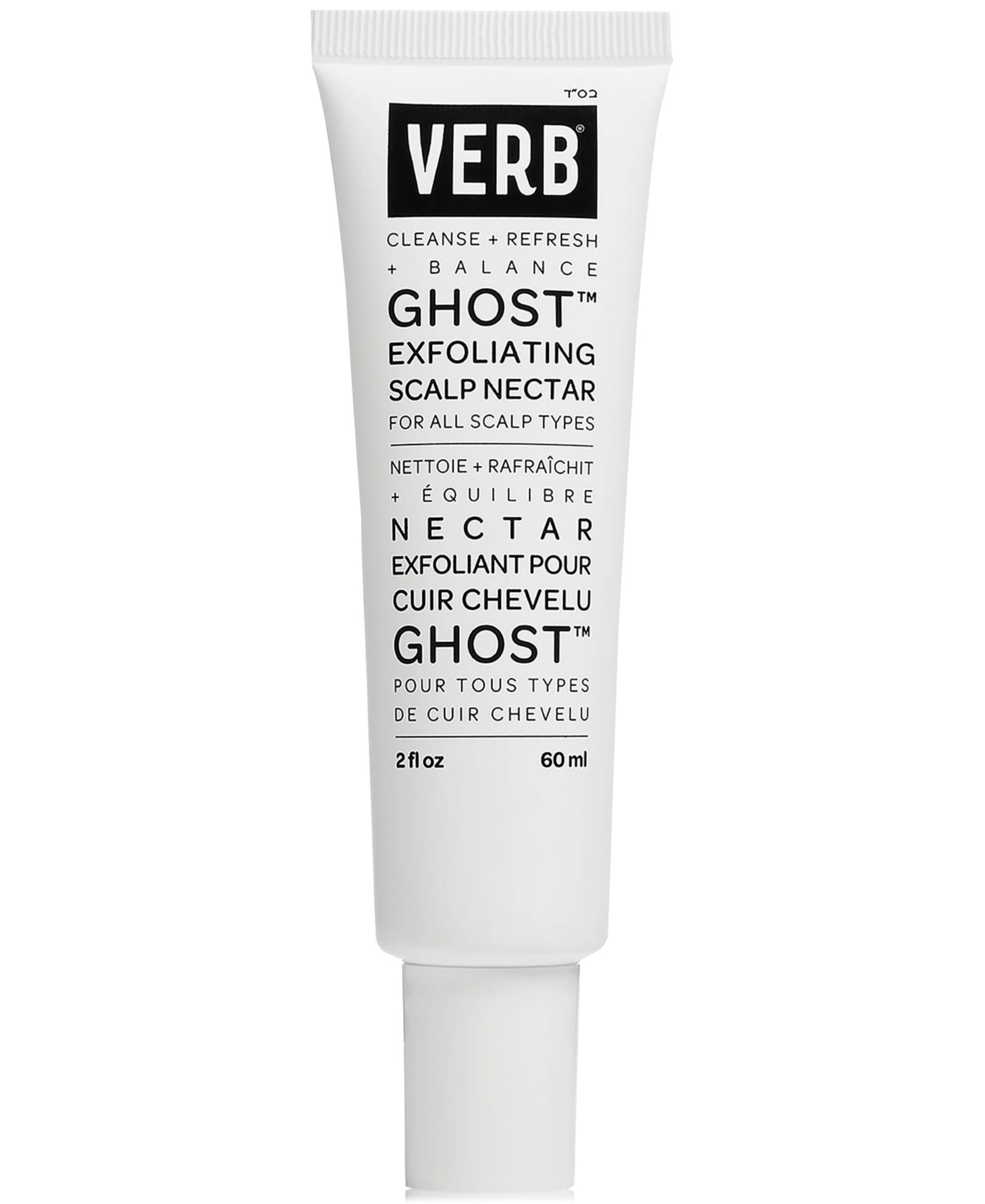 Verb Ghost отшелушивающий нектар для кожи головы, 2 oz / 60 ml