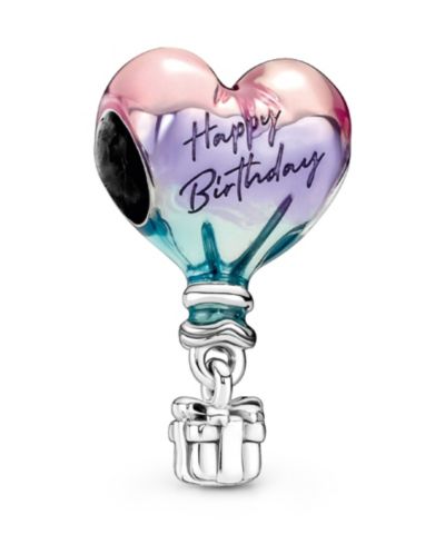 Шарм Pandora Sterling Silver Happy Birthday Hot Air Balloon Charm