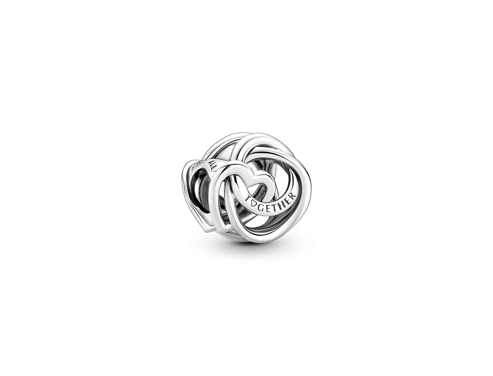 Шармы Pandora Sterling Silver Family Always Encircled Heart