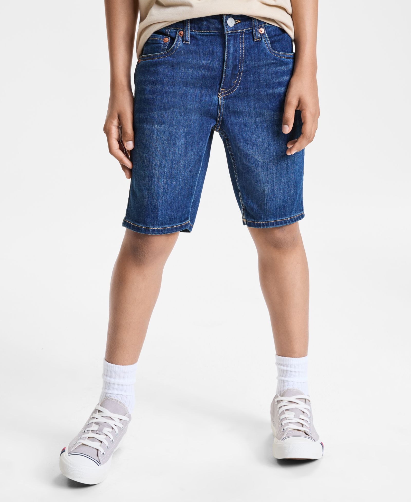 Levi's Boys' 8-20 Slim-Fit 5-Pocket Performance Shorts