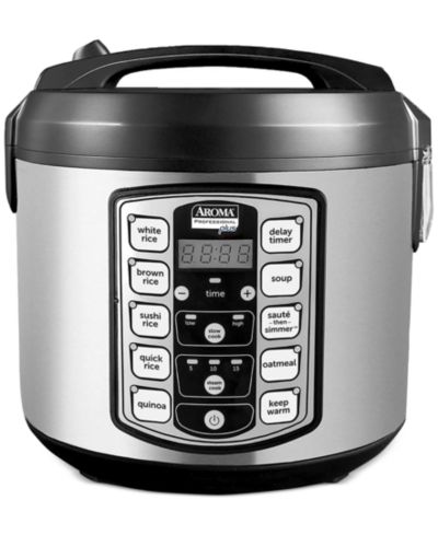 Aroma ARC-5000SB Professional 20-Cup Digital Rice Cooker, Slow Cooker & Food Steamer
