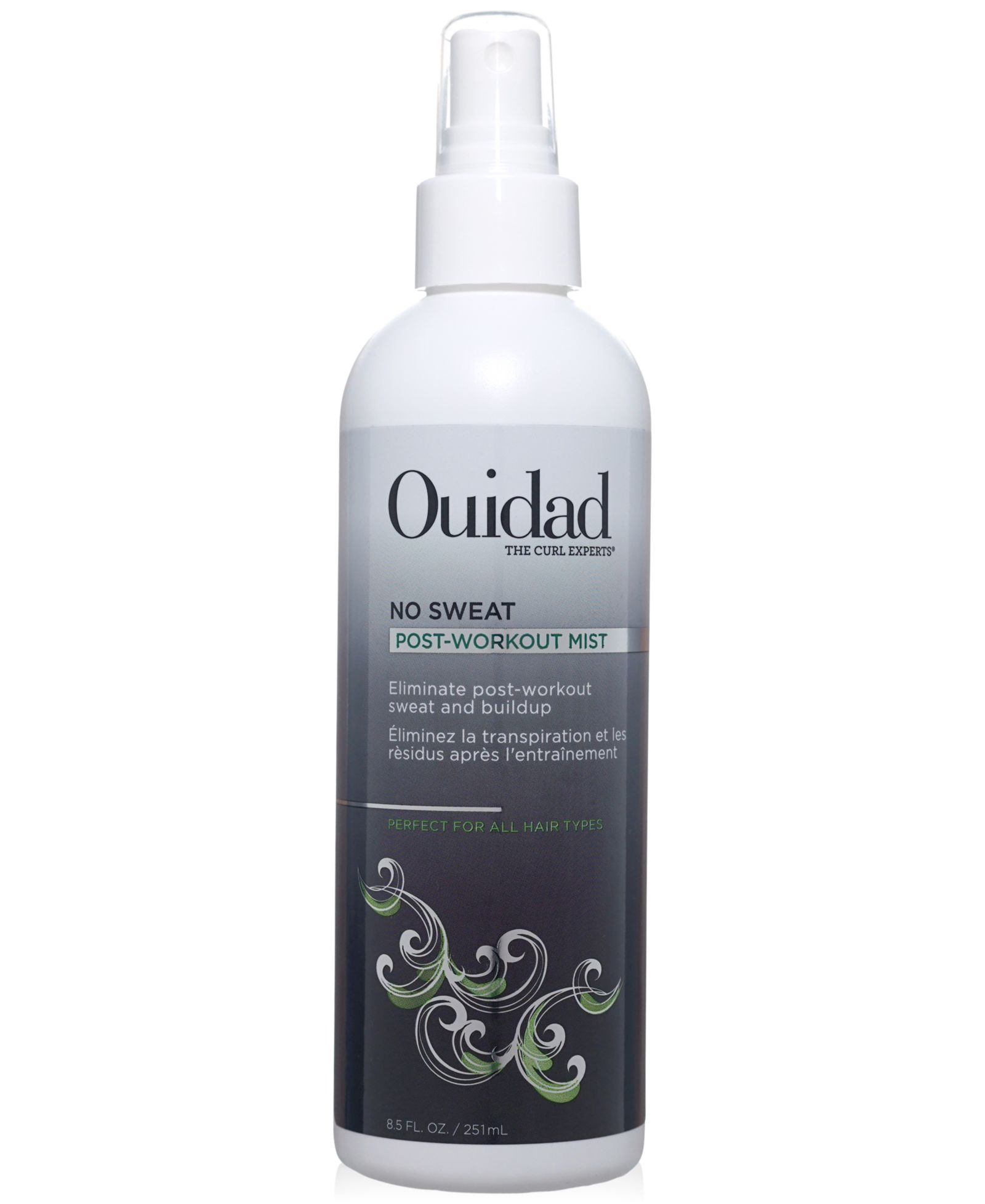 Ouidad No Sweat Post-Workout Mist, 8.5 oz.