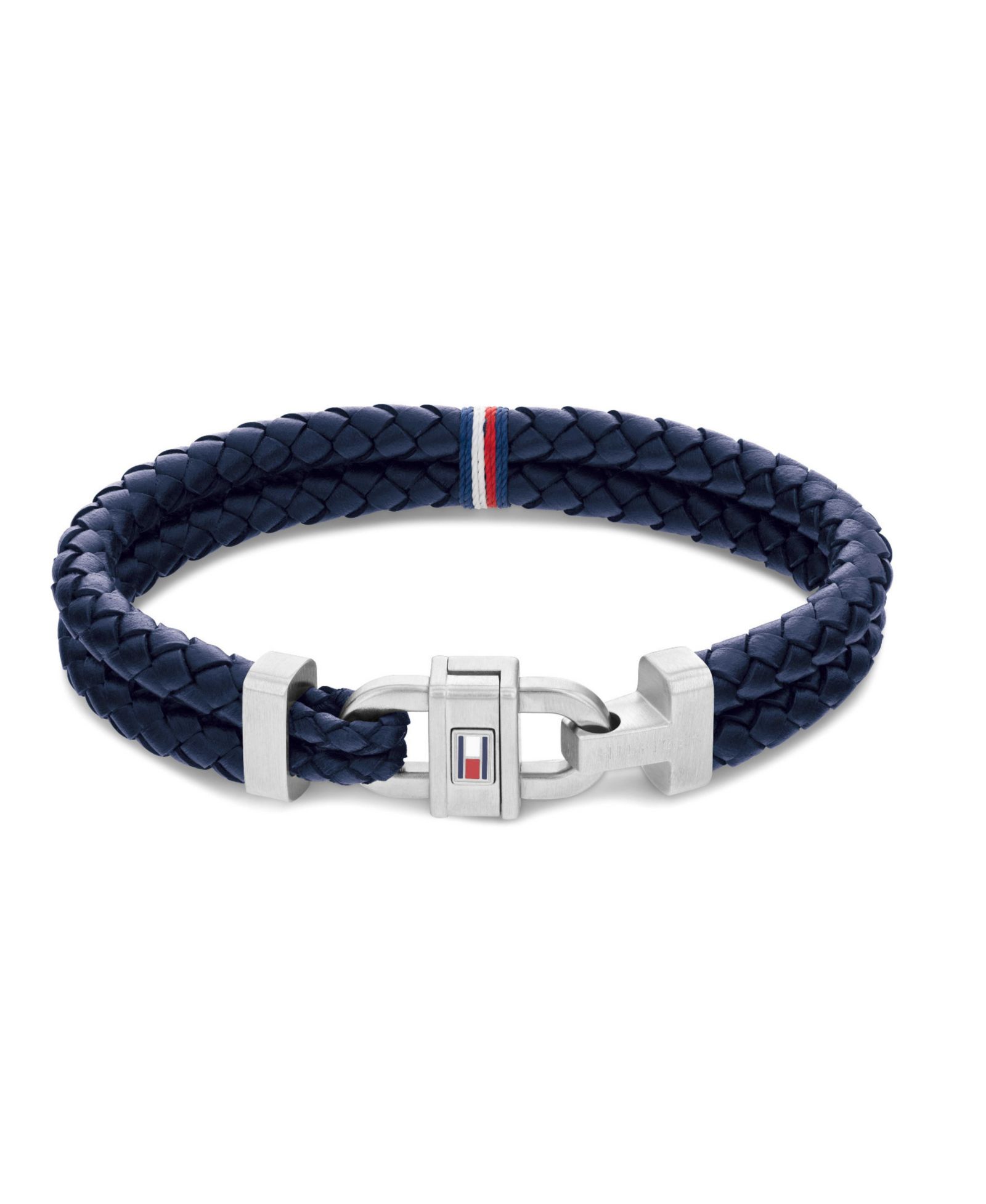 Мужской кожаный плетеный браслет Tommy Hilfiger