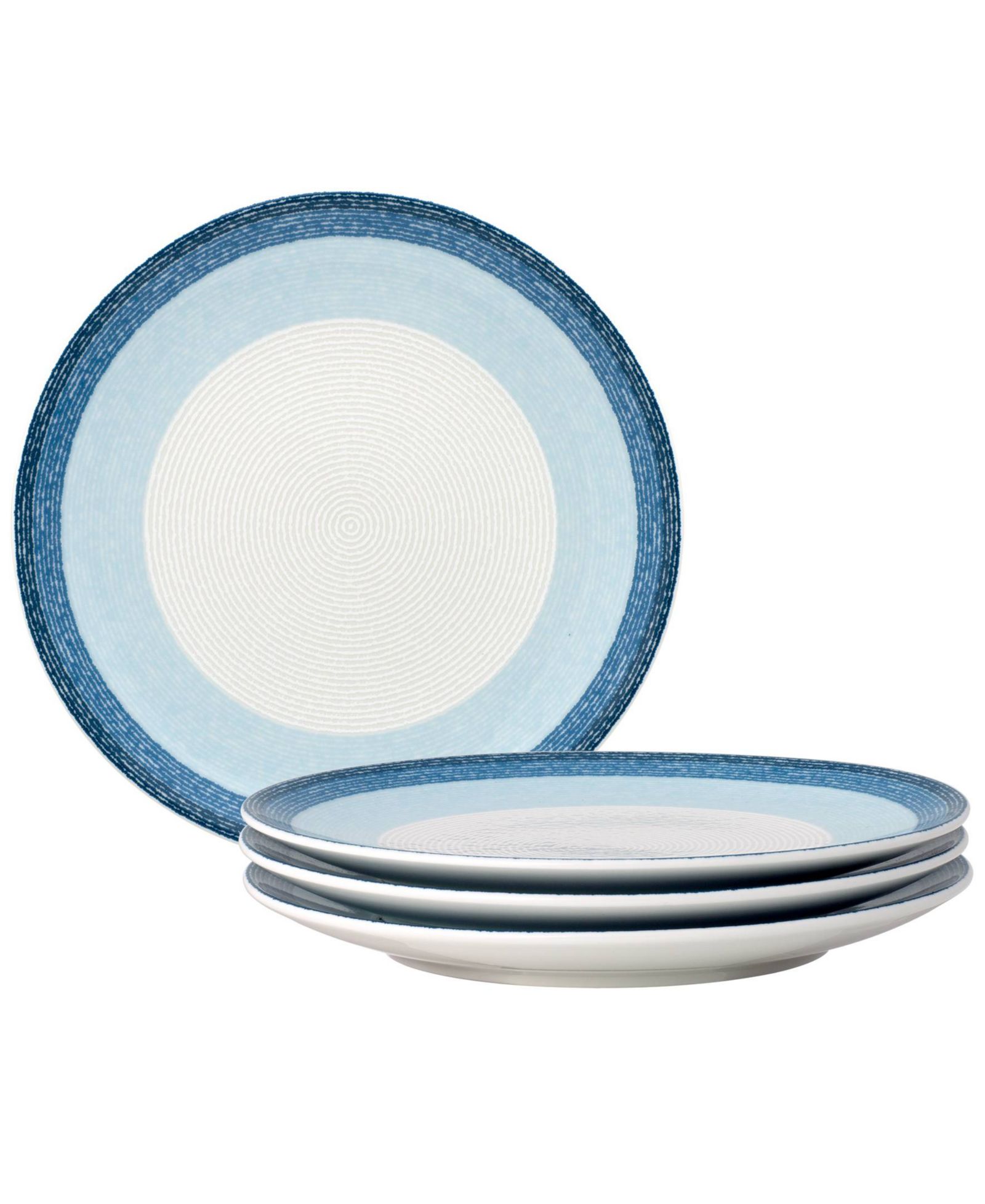 Набор салатных тарелок Noritake Colorscapes Layers Coupe, 4 шт., 8.25"