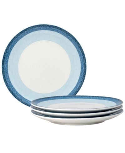Набор салатных тарелок Noritake Colorscapes Layers Coupe, 4 шт., 8.25"