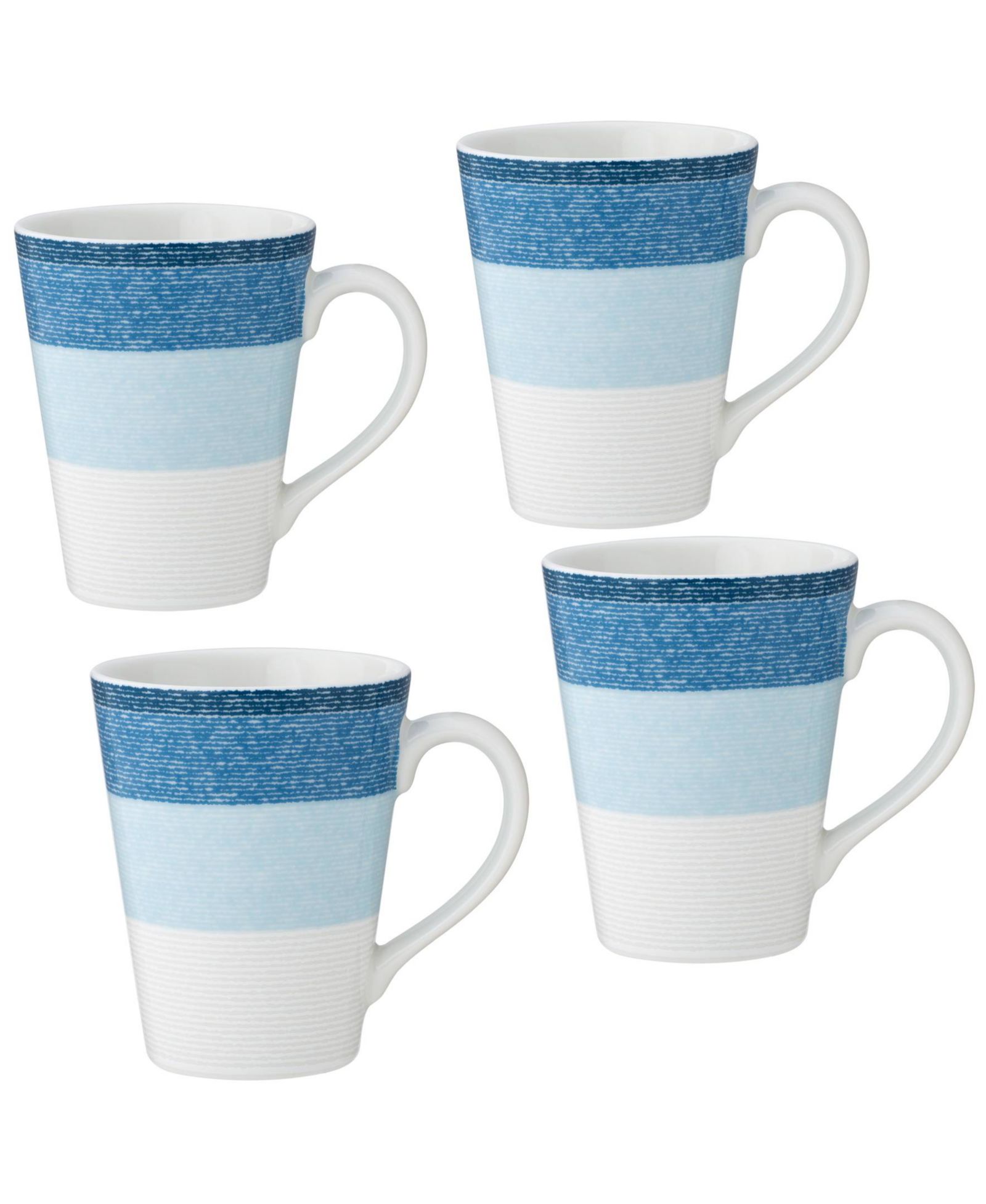 Набор кружек Noritake Colorscapes Layers, 4 шт., 12 oz