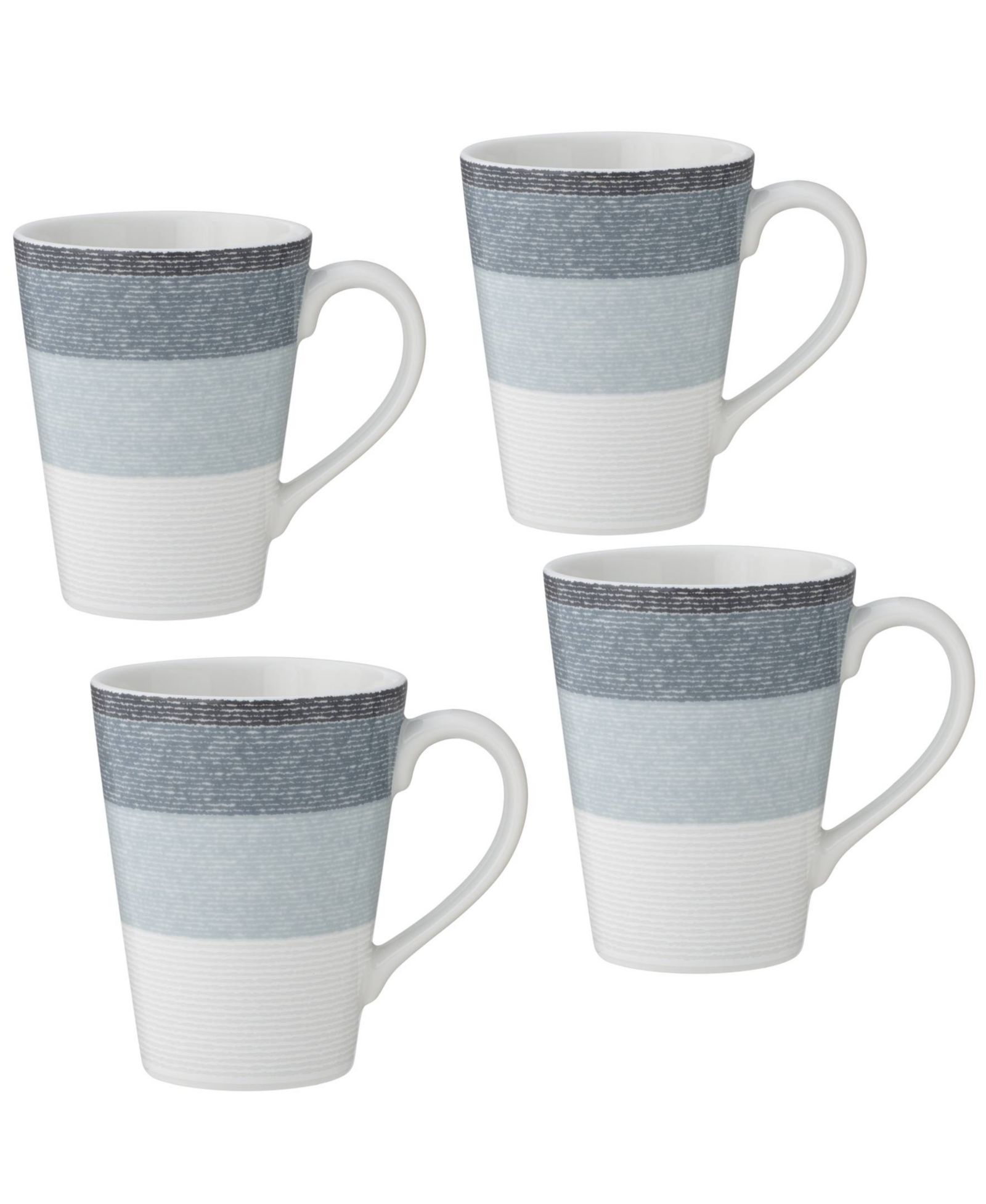 Набор кружек Noritake Colorscapes Layers, 4 шт., 12 oz