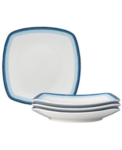 Набор обеденных тарелок Noritake Colorscapes Layers Square, 4 шт., 10.75"