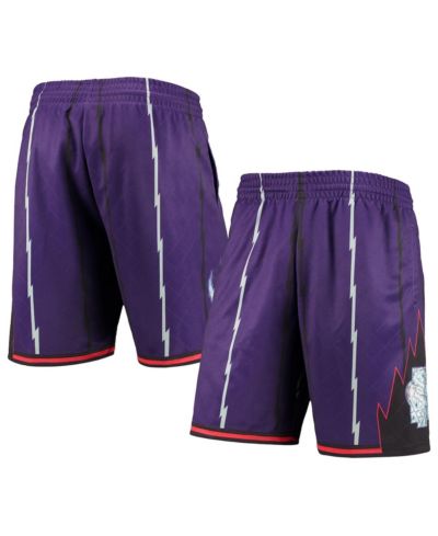 Мужские шорты Mitchell & Ness Purple Toronto Raptors 1998 Hardwood Classics 75th Anniversary Swingman
