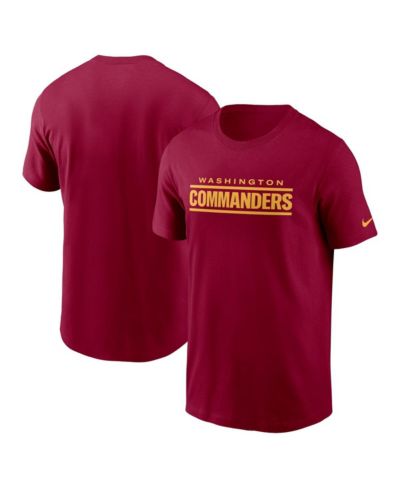 Мужская футболка Nike Burgundy Washington Commanders с логотипом