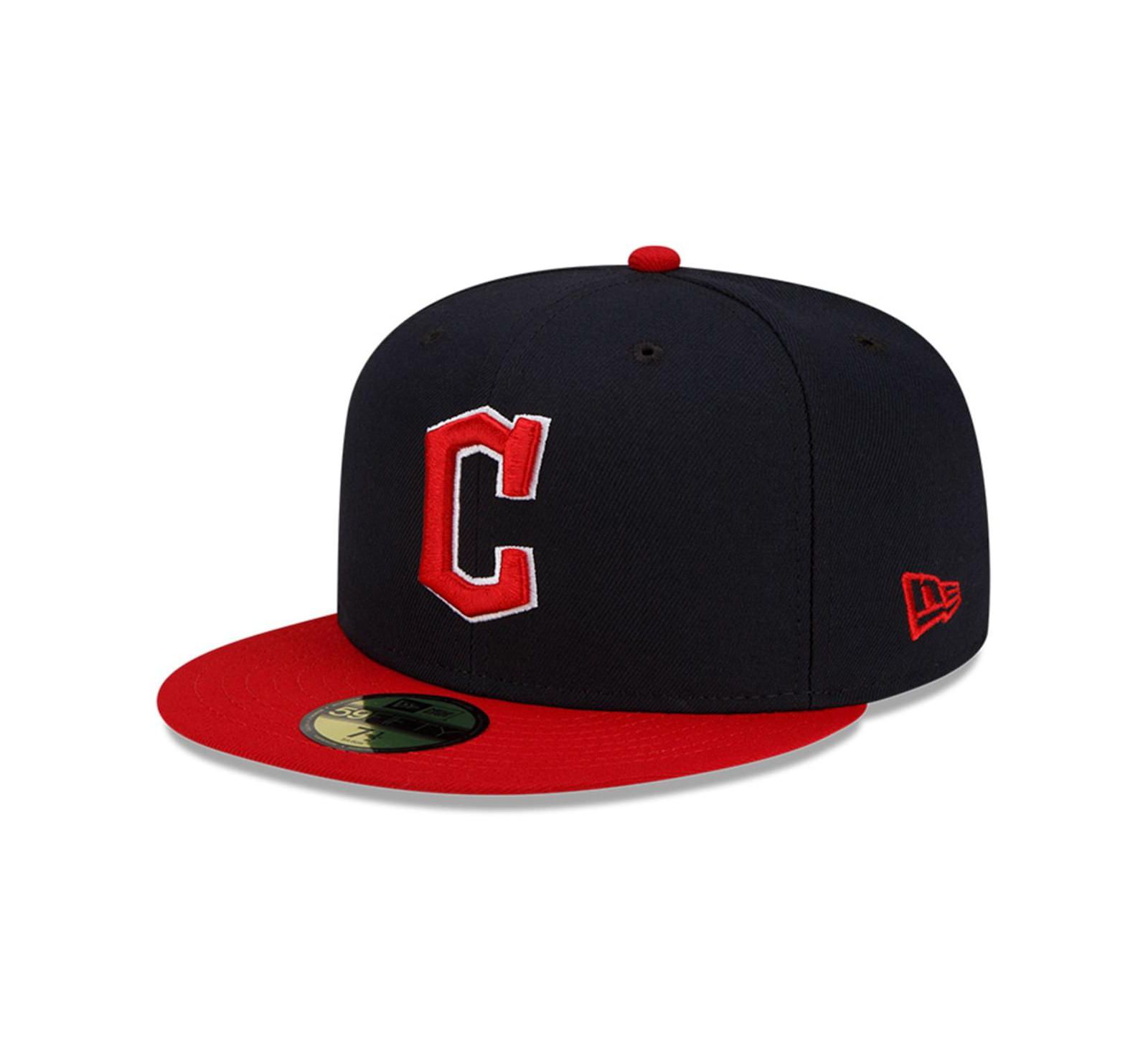 Men's New Era Navy, Red Cleveland Guardians Authentic Collection On-Field 59FIFTY Fitted Hat