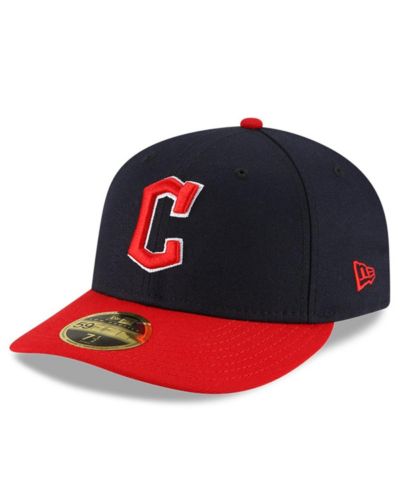 Мужская кепка New Era Cleveland Guardians Authentic Collection On-Field Home Low Profile 59FIFTY Fitted
