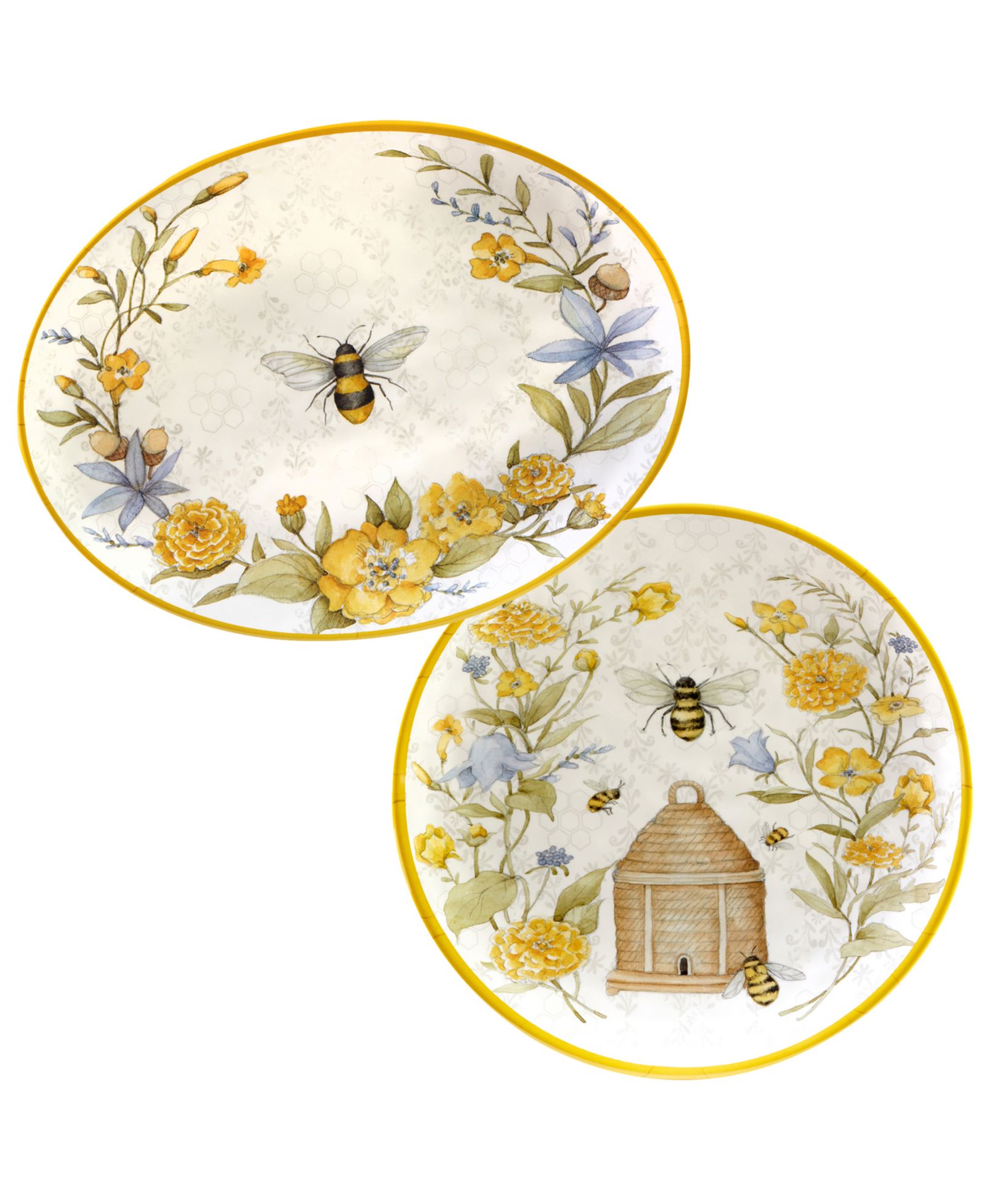 Набор тарелок Certified International Bee Sweet Melamine, 2 шт.