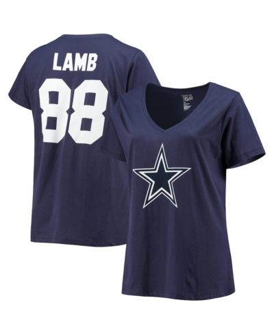 Женская футболка Fanatics CeeDee Lamb Dallas Cowboys Plus Size