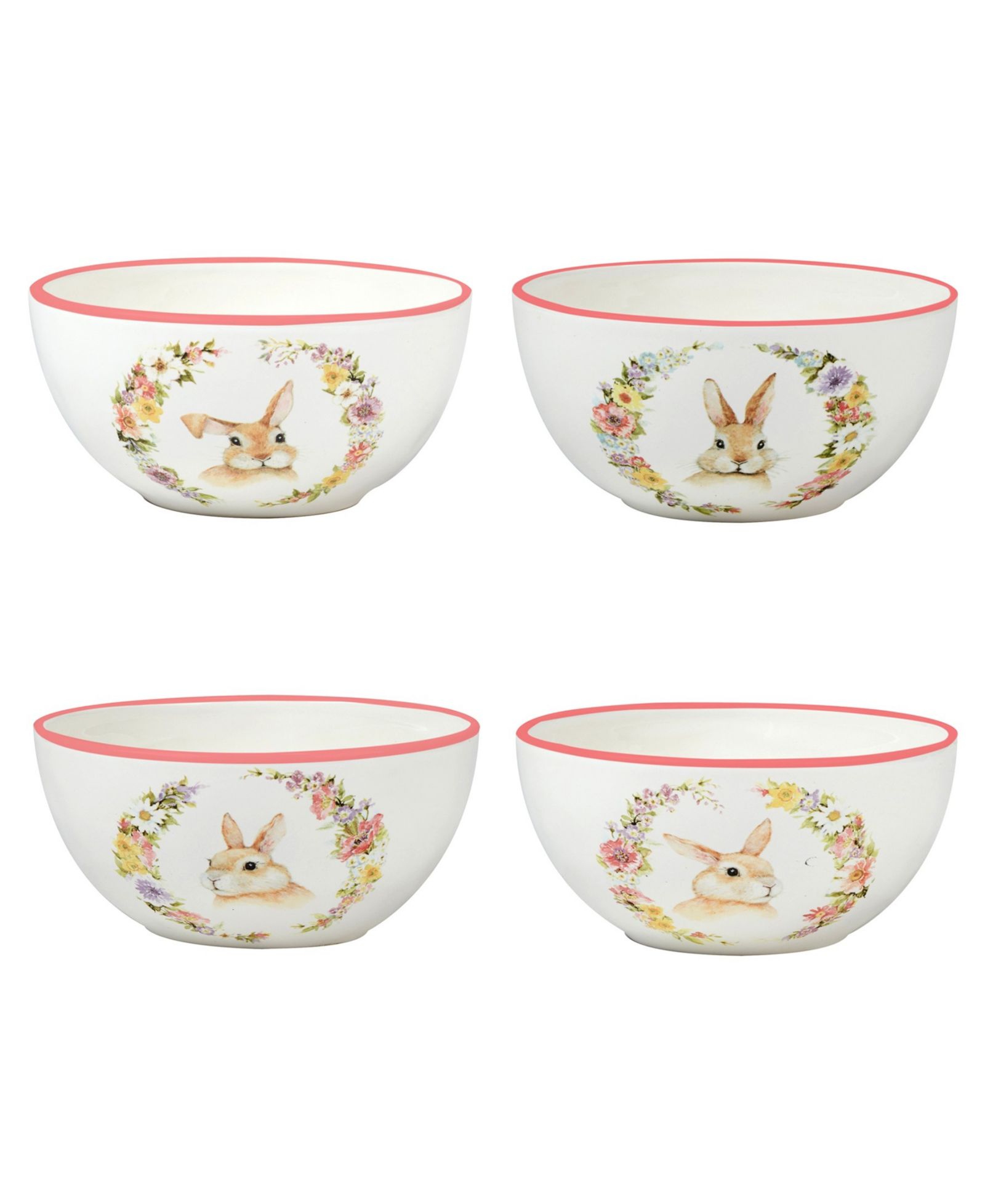 Certified International набор мисок Easter Garden Assorted Ice Cream, 4 шт