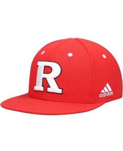 Мужская бейсболка adidas Scarlet Rutgers Scarlet Knights On-Field Baseball Fitted