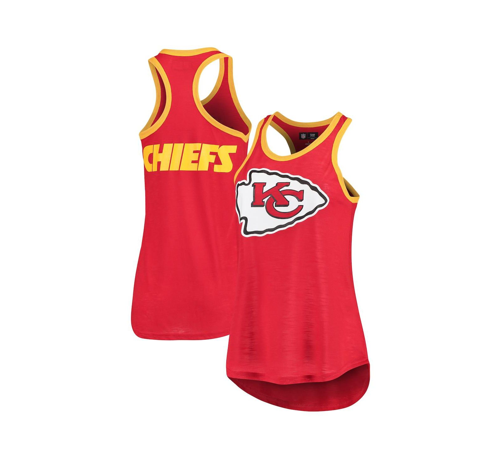 Женский топ G-III 4Her by Carl Banks Red Kansas City Chiefs Tater Tank Top