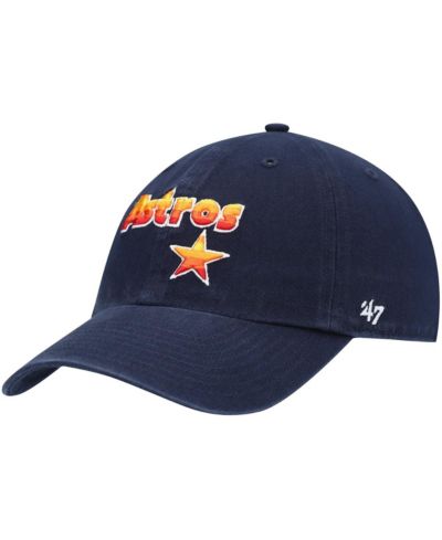 Мужская регулируемая кепка '47 Brand Houston Astros Logo Cooperstown Collection Clean Up, темно-синяя