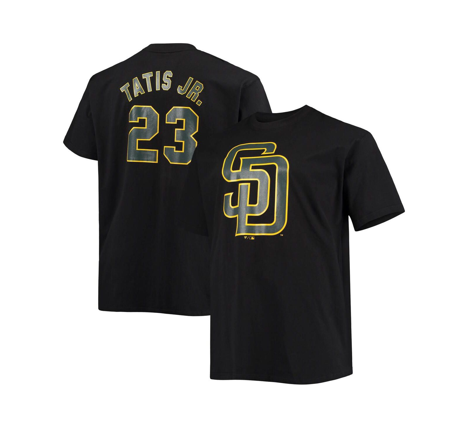 Мужская футболка Fanatics Fernando Tatis Jr. San Diego Padres, черная, Big and Tall