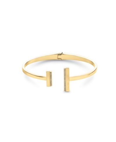 Calvin Klein Women's Carnation Gold-Tone Bangle Bracelet