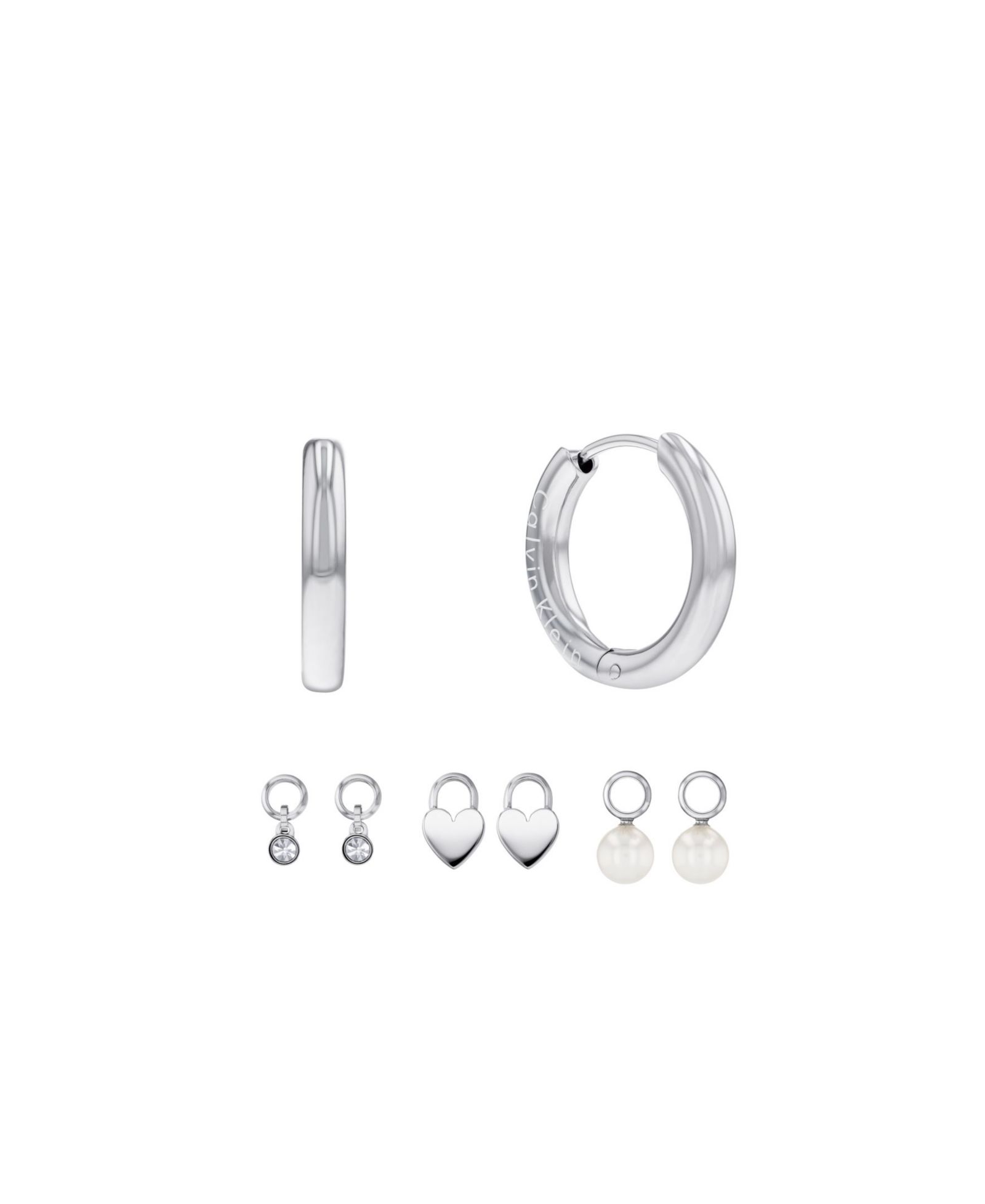 Calvin Klein Женский набор серег-кольц из нержавеющей стали Gift Set