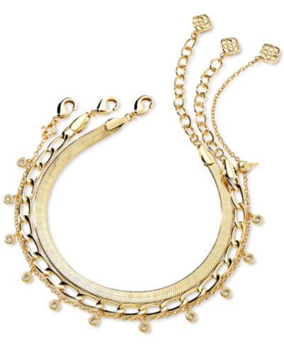 Набор браслетов Kendra Scott Crystal Kassie 3 шт.