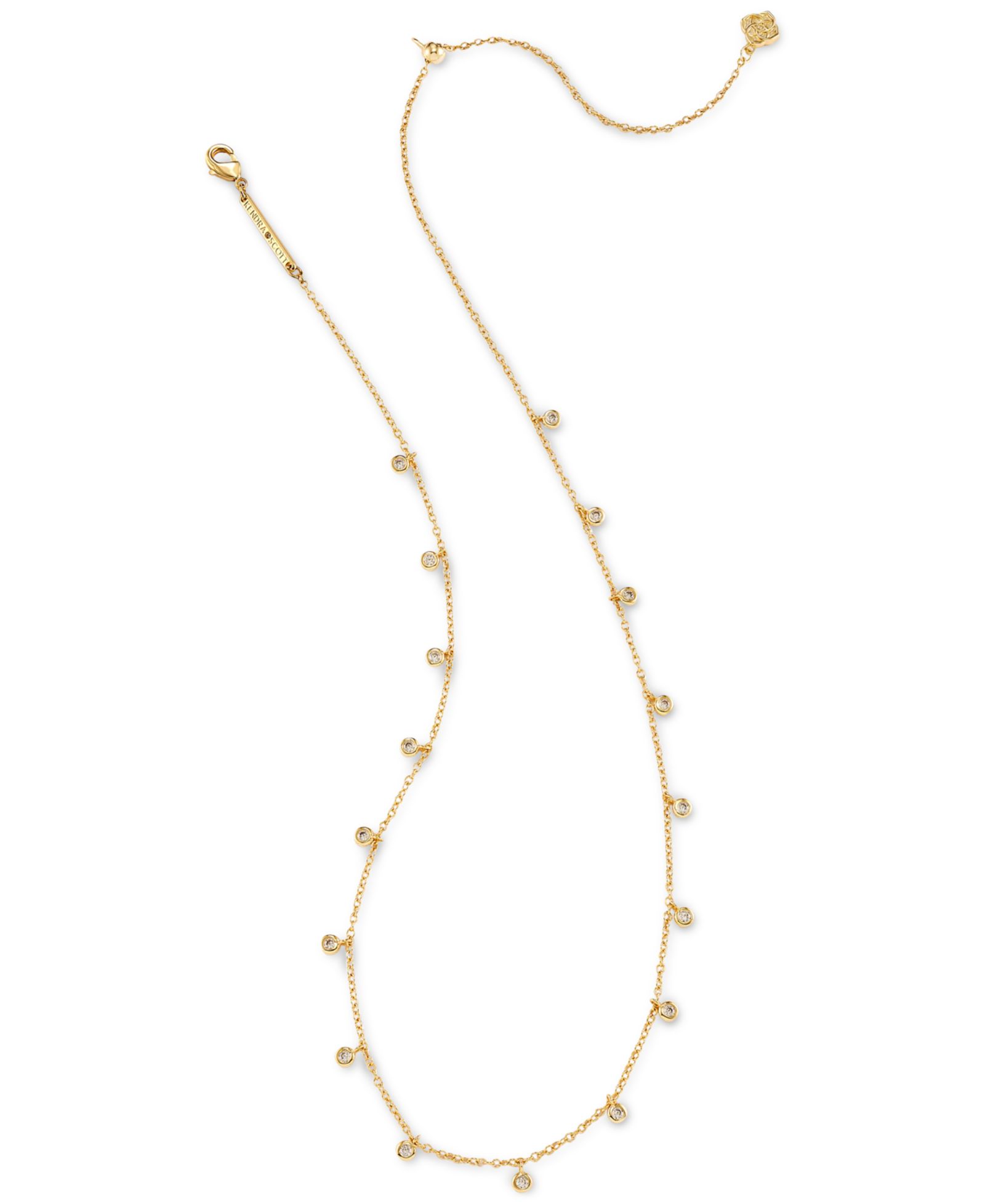 Kendra Scott Crystal Amelia ожерелье-станция, 19"