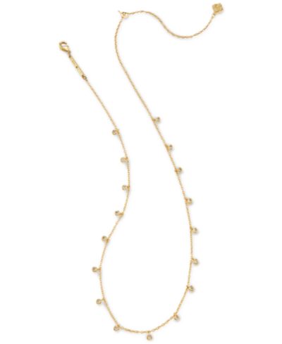 Kendra Scott Crystal Amelia ожерелье-станция, 19"
