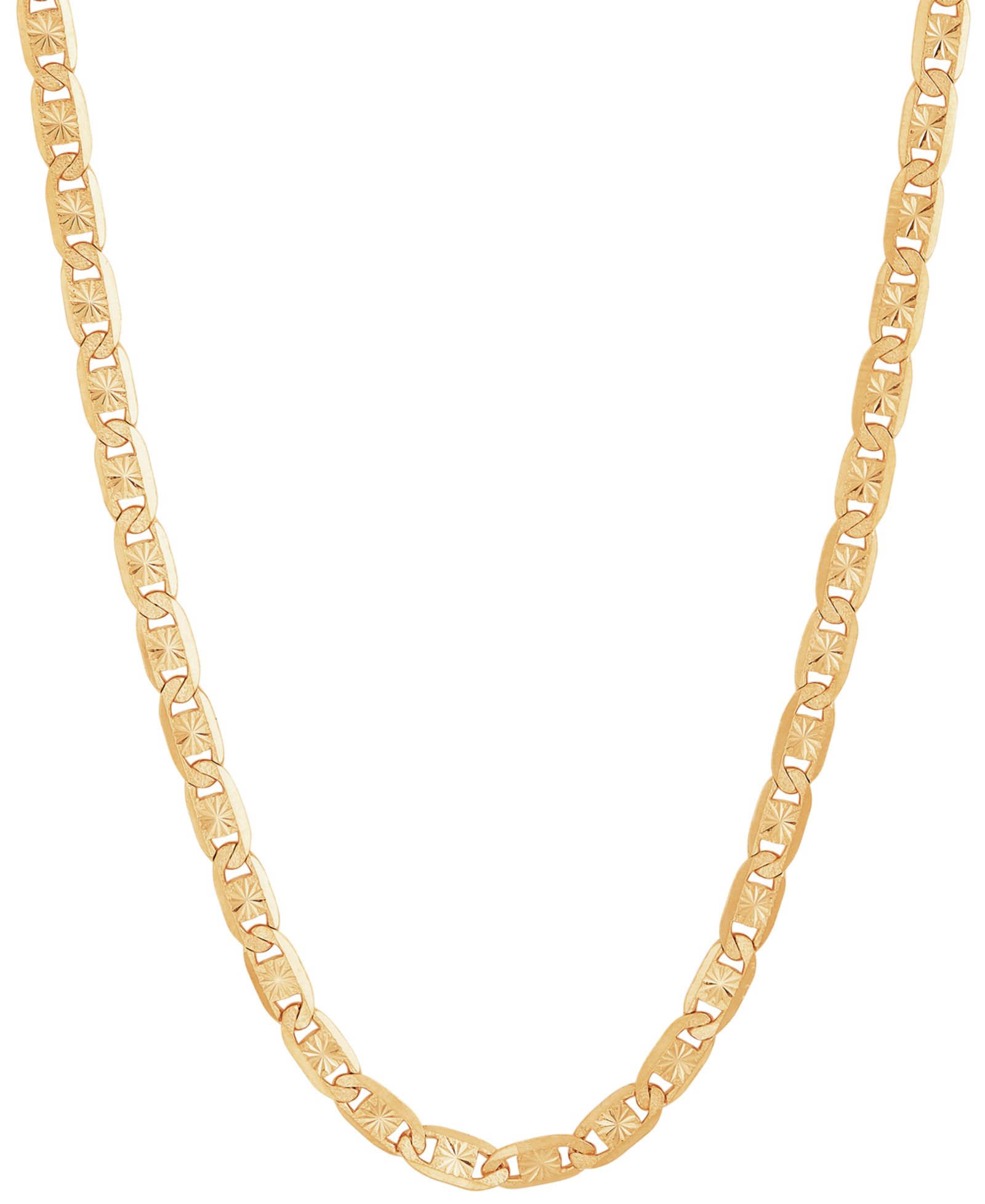 Цепочка Valentina Link 22" из стерлингового серебра с позолотой 14k или стерлингового серебра