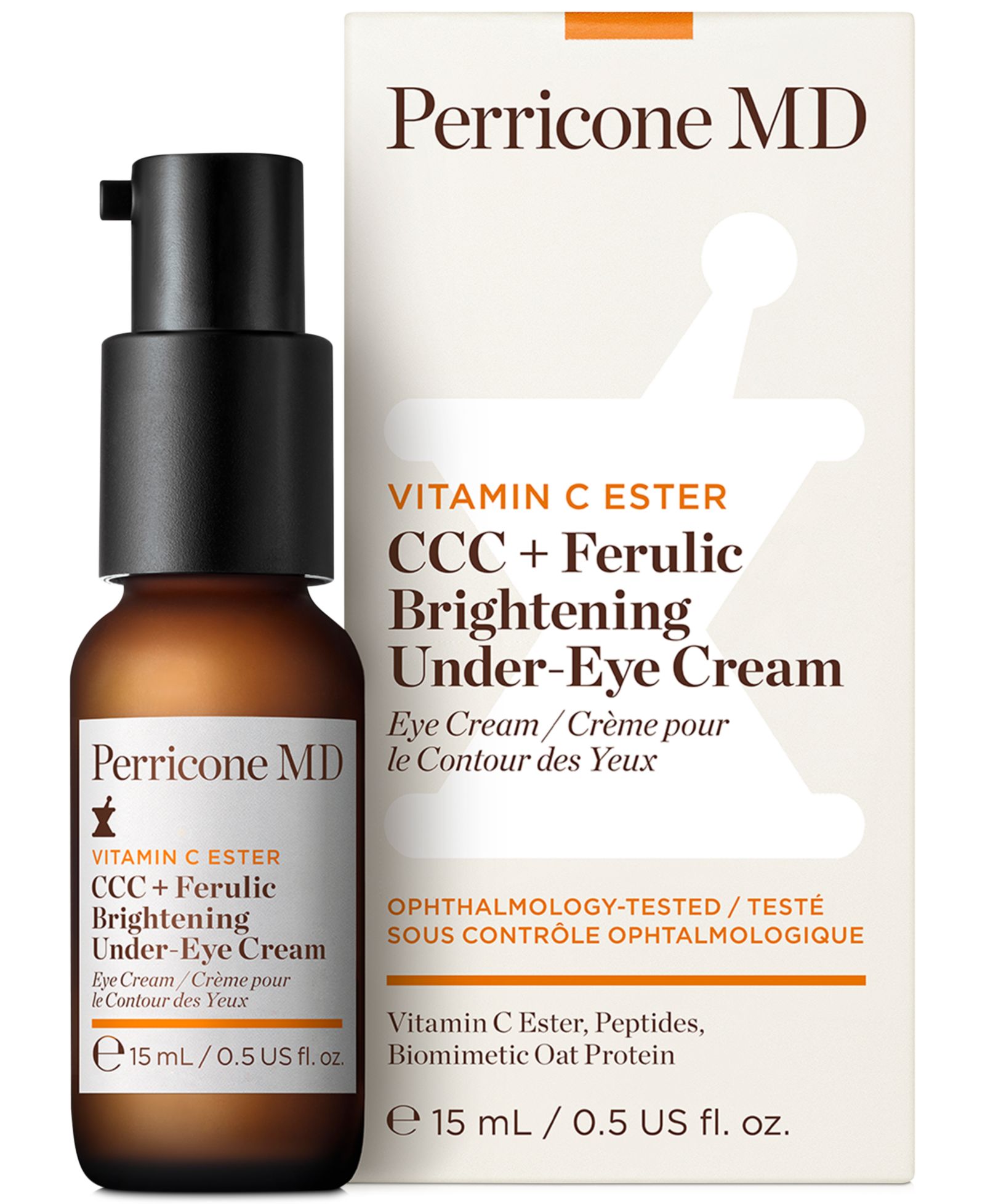 Perricone MD Vitamin C Ester CCC + Ferulic Brightening Under-Eye Cream, 0.5 oz